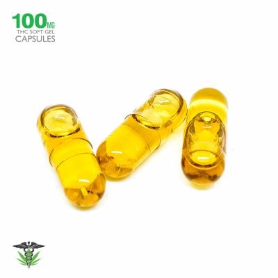 THC Hemp Seed Oil Capsules - THC pills