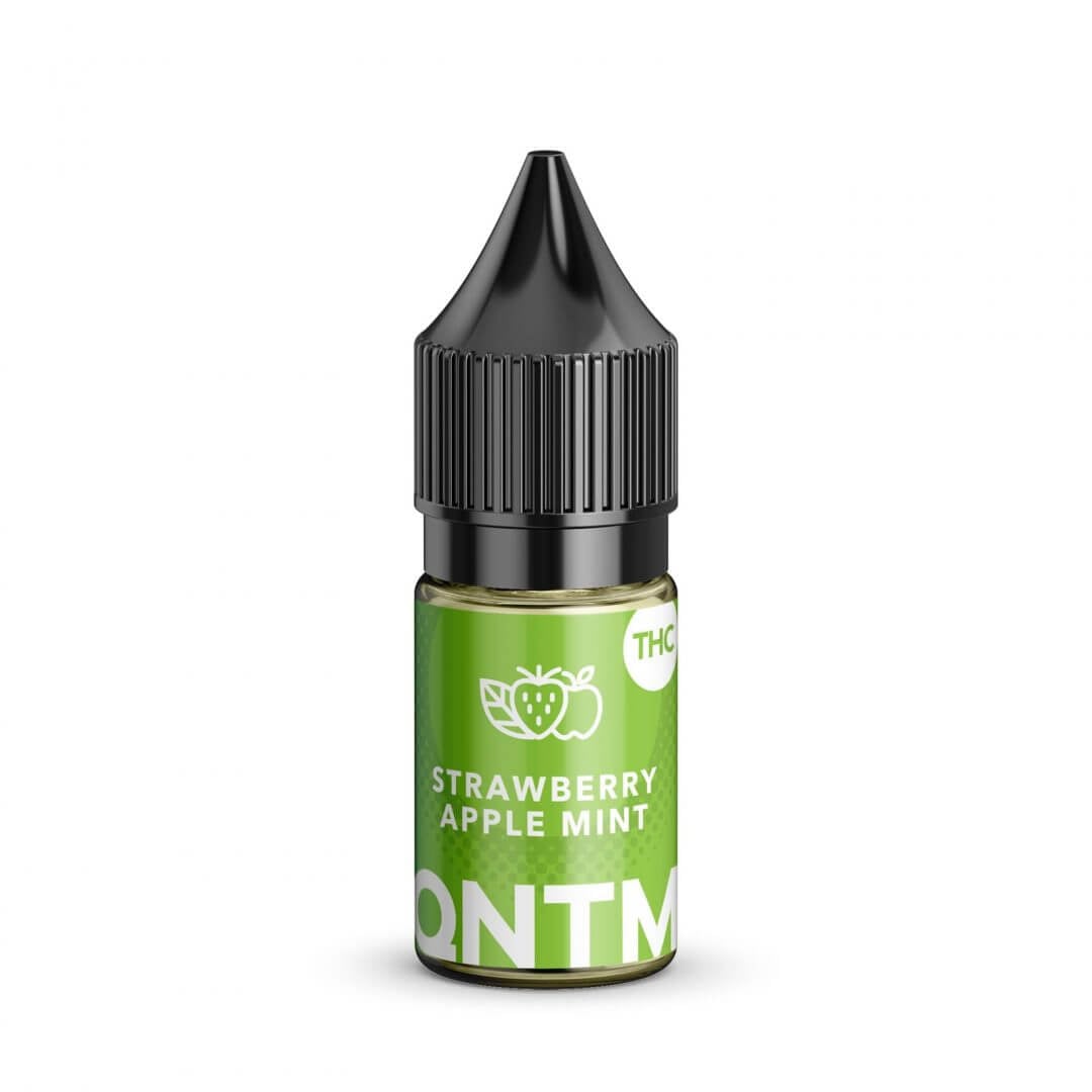 QNTM Clouds THC vape liquid - Strawberry-Apple-Mint