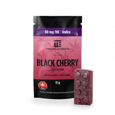 Black Cherry Indica Zzz Bombs - Twisted Extracts