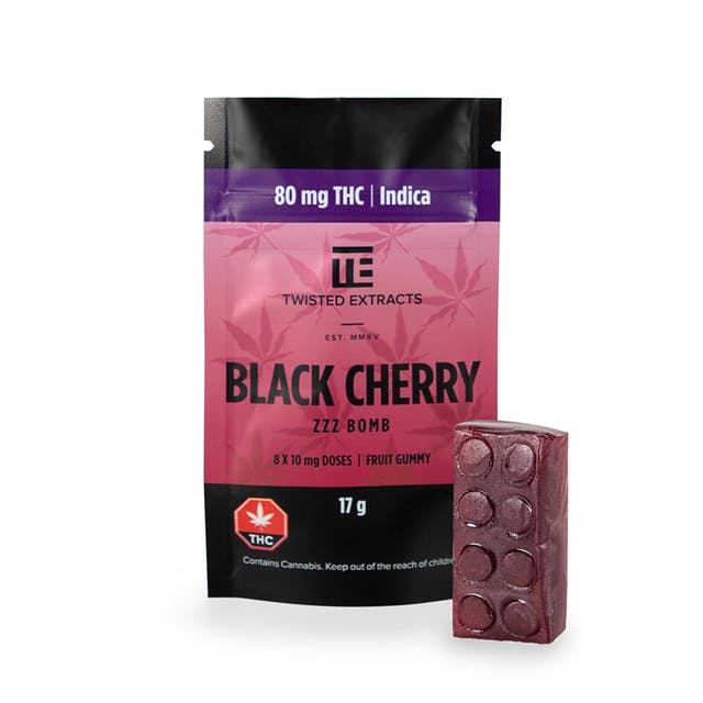Black Cherry Indica Zzz Bombs - Twisted Extracts