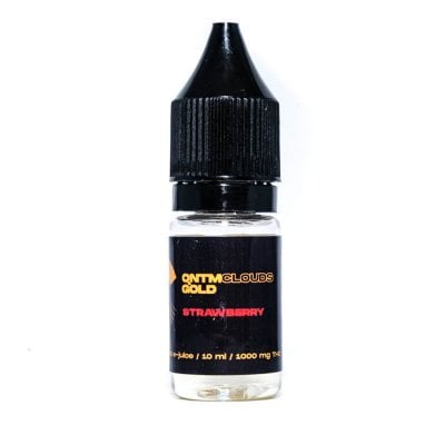 QNTM Clouds Gold THC Vape Liquid Strawberry