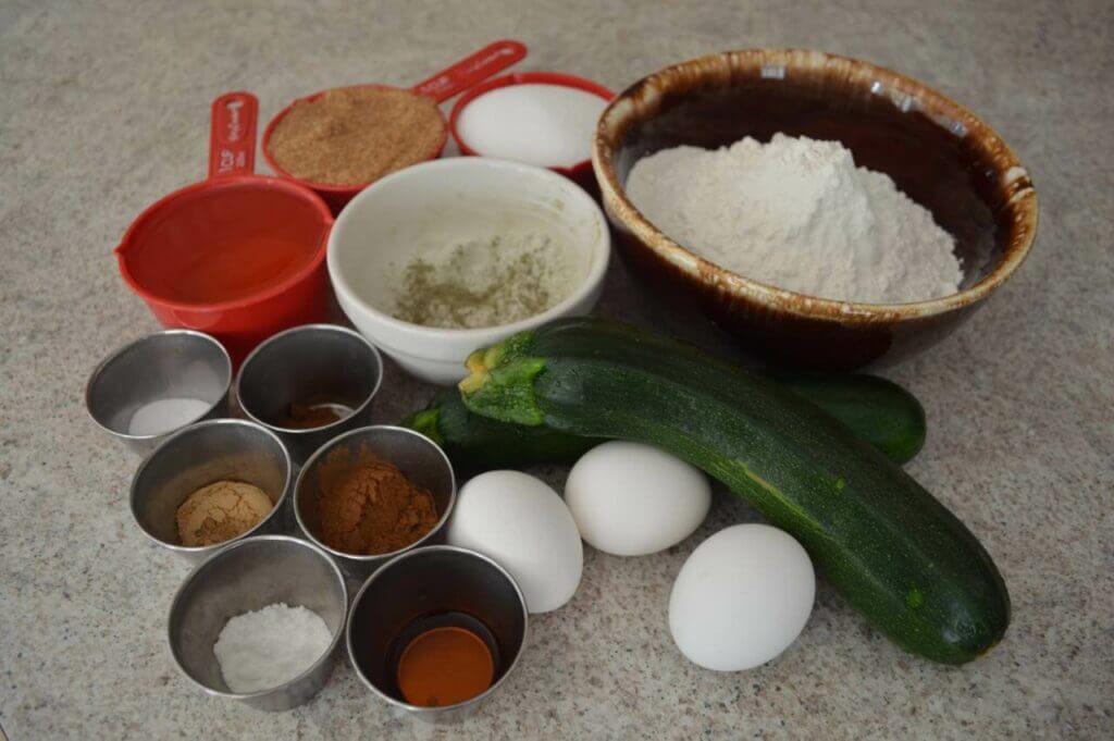 zucchini bread with canna-flour recipe
