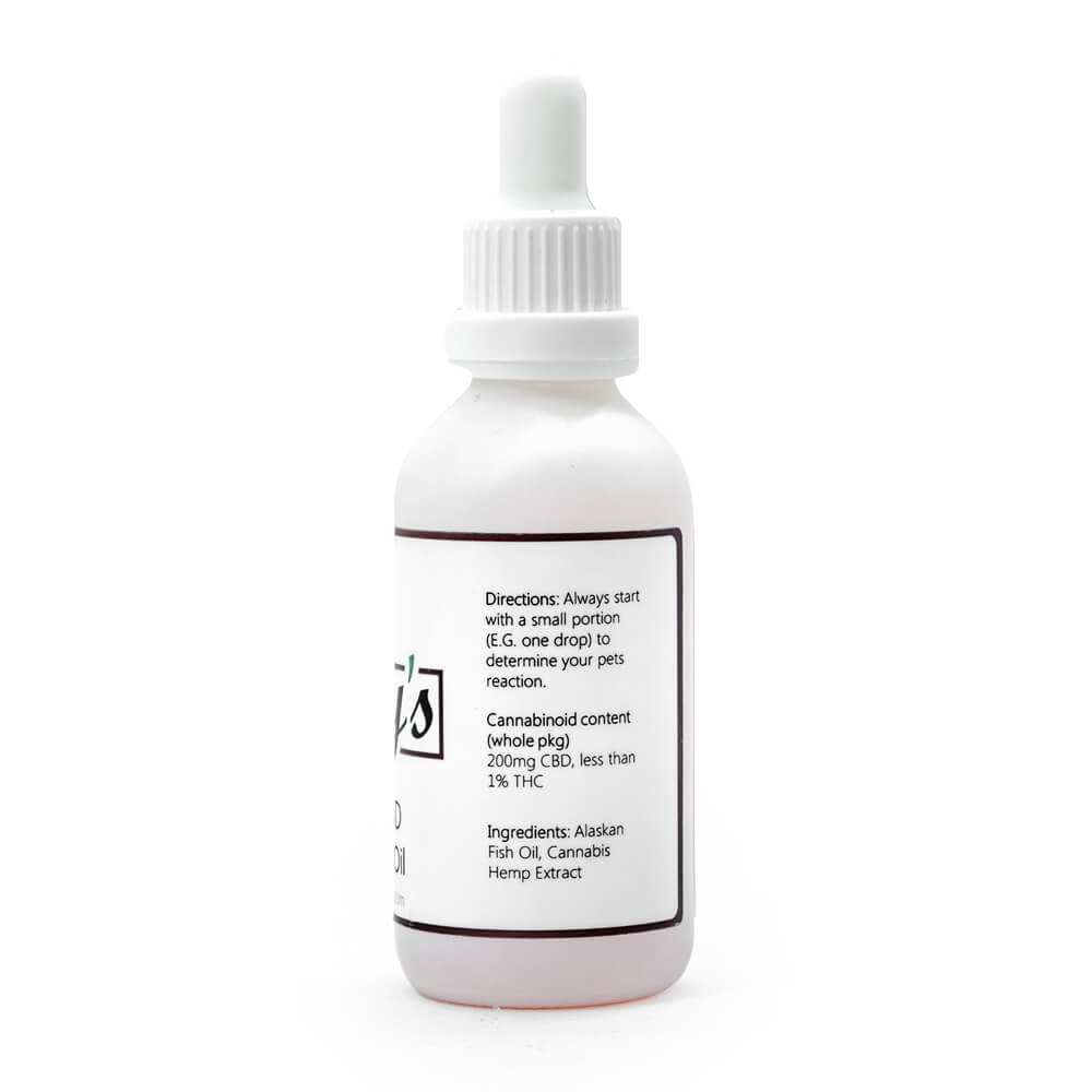 Mary's Feline CBD Oil back image