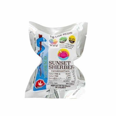 Viridesco Live Resin - Sunset Sherbert