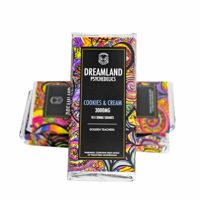 Cookies & Cream Chocolate Bars - Dreamland Psychedelics