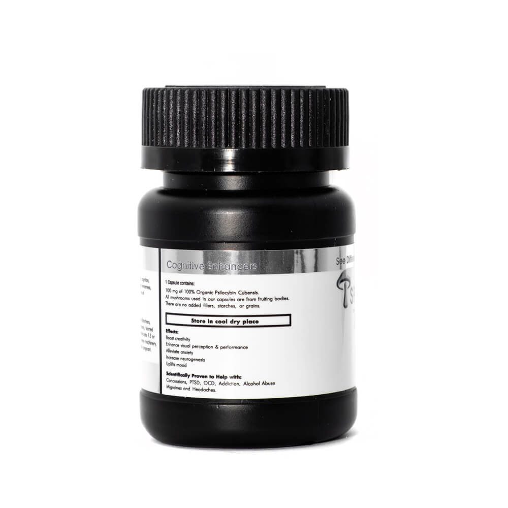 Mycelium Silver 100mg Capsules Herbal Supplement instruction