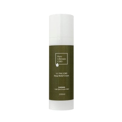 THC/CBD Deep Relief Cream - PURE ULTIMATE CBD