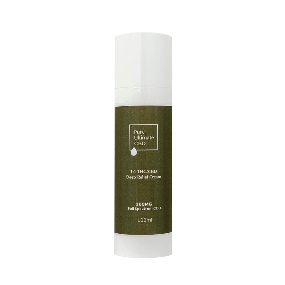 THC/CBD Deep Relief Cream - PURE ULTIMATE CBD