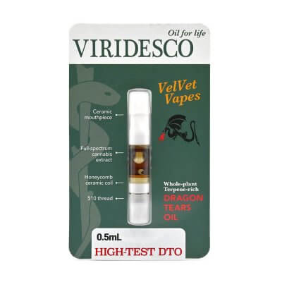 Viridesco - High-Test Dragon Tears Vape Carts