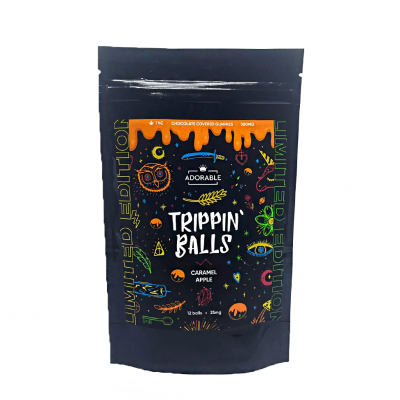 Caramel Apple THC infused Trippin Balls - Adorable
