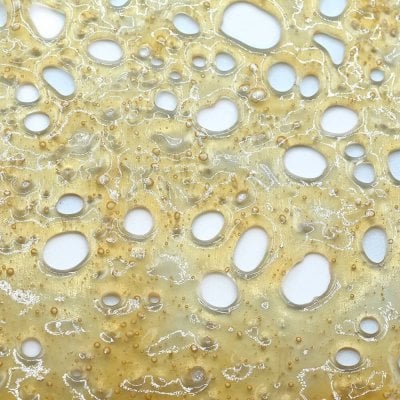 Peanut Butter Mac Shatter cannabis concentrate