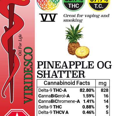 Viridesco Shatter – Pineapple OG
