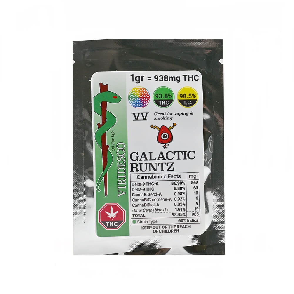 Galactic Runtz Strain - Viridesco Shatter