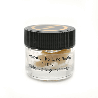 High Voltage Extracts - Live Resin-Lemon Cake