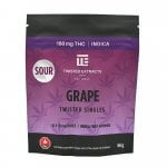 Sour Twisted Singles - Grape - 160mg - Indica - Twisted Extracts