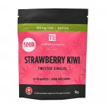 Sour Twisted Singles - Strawberry Kiwi - 160mg - Sativa - Twisted Extracts