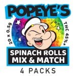 Popeyes Infused Spinach Rolls - Mix and Match - 4 Pack (20)