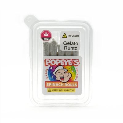 Popeyes Infused Spinach Rolls - Gelato Runtz