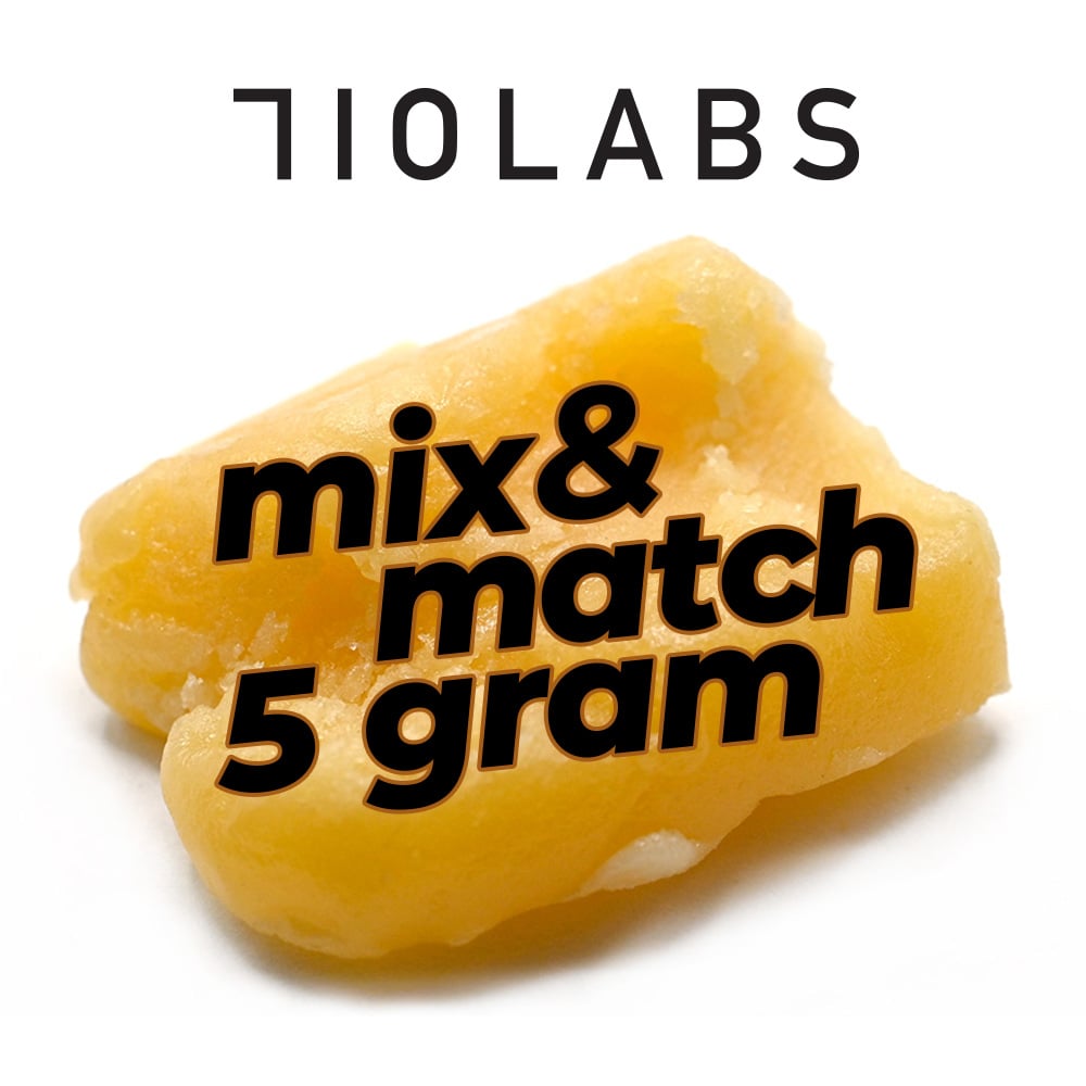 710LABS - Hash Resin Mix and Match (5G)