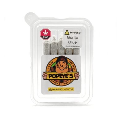 Popeyes Infused Spinach Rolls - Gorilla Glue