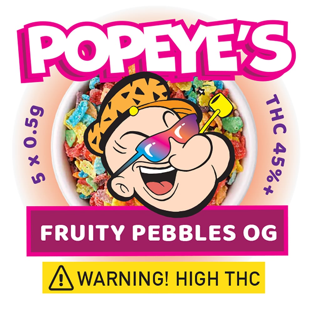 Popeyes Infused Spinach Rolls - Fruity Pebbles OG - Image 2