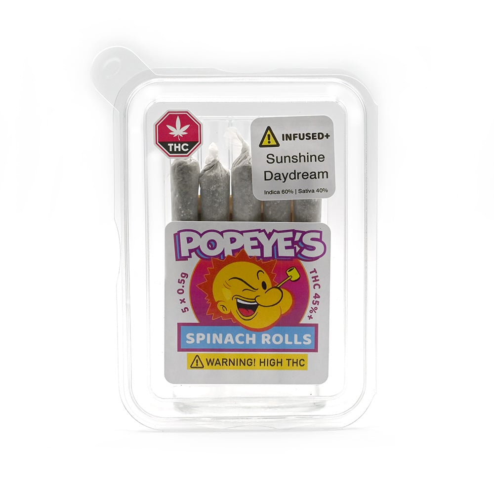 Popeyes Infused Spinach Rolls - Sunshine Daydream