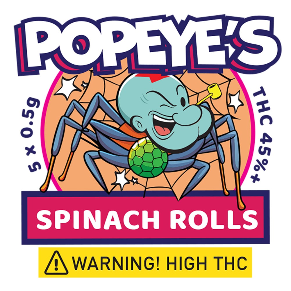 Popeyes Infused Spinach Rolls - White Widow - Image 2