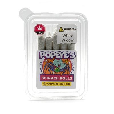 Popeyes Infused Spinach Rolls - White Widow