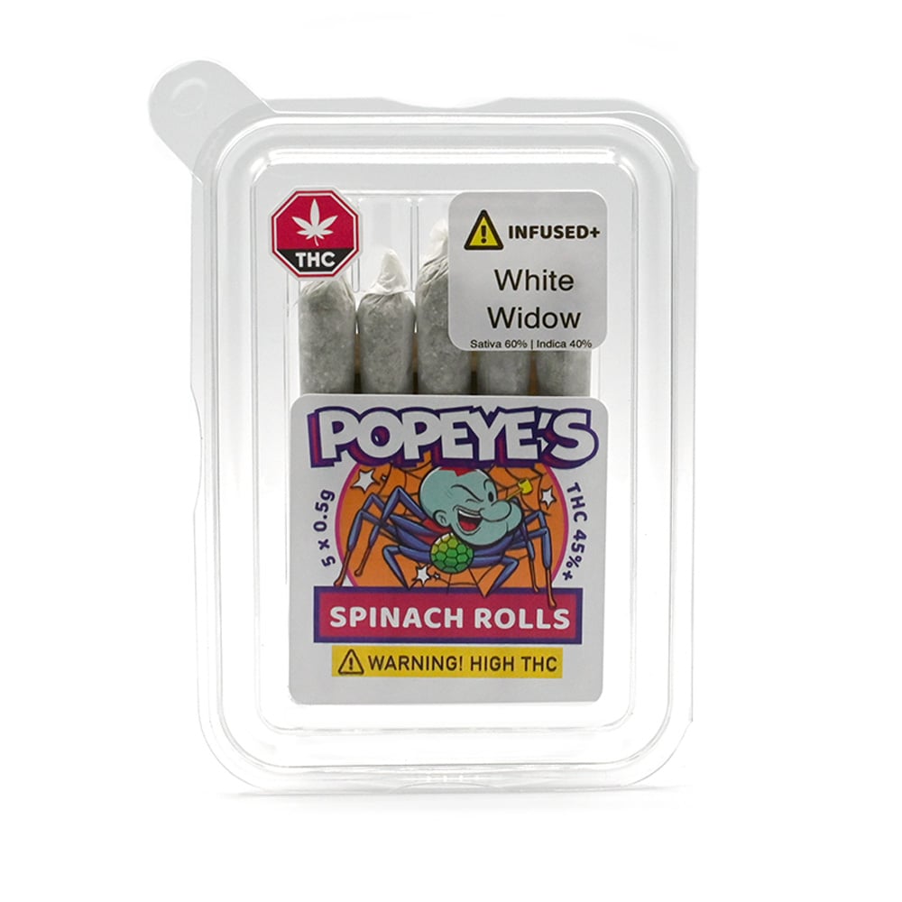 Popeyes Infused Spinach Rolls - White Widow