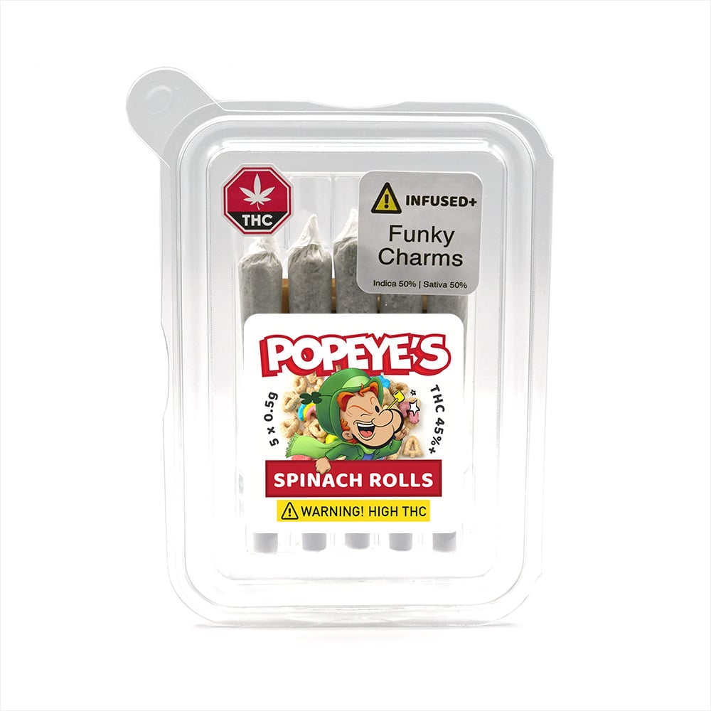 Popeyes Infused Spinach Rolls - Funky Charms