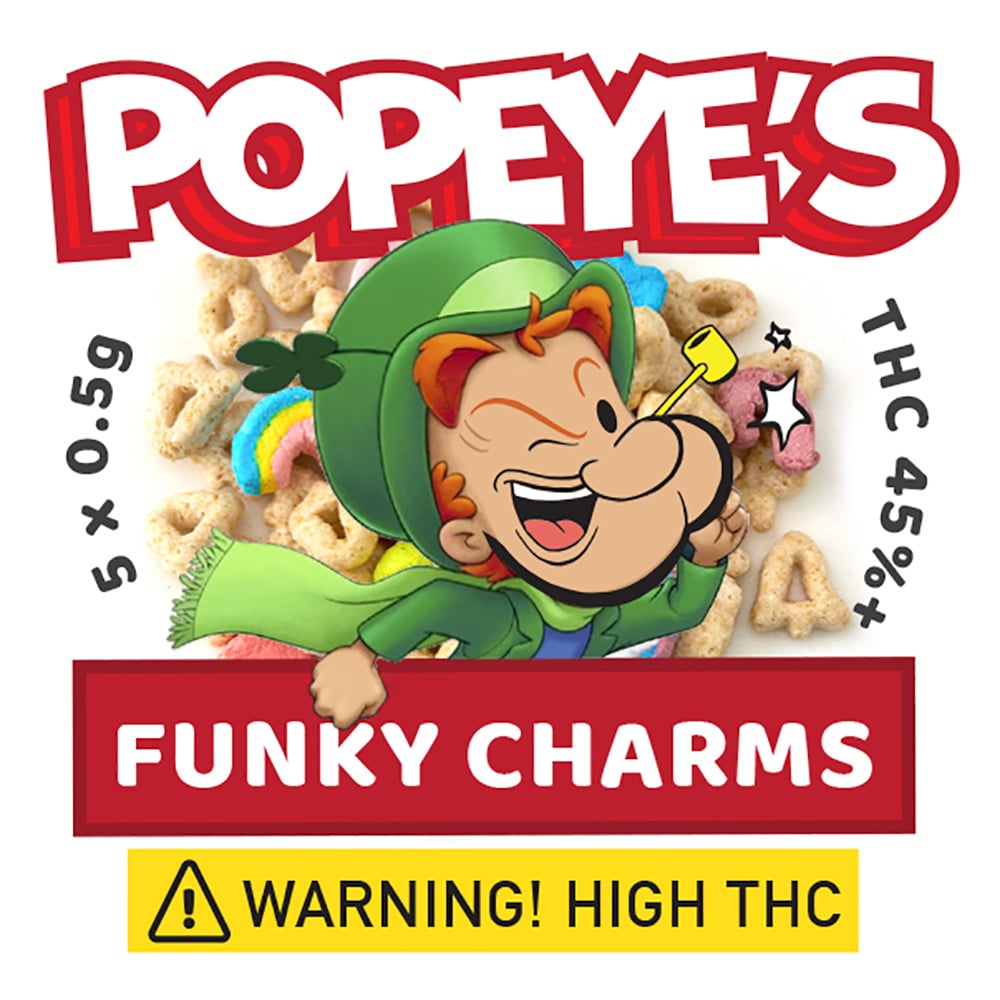 Popeyes Infused Spinach Rolls - Funky Charms - Image 2