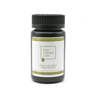 Pure Ultimate CBD - Isolated CBD - 100mg Capsules