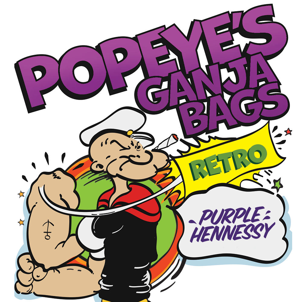 Purple Hennessy - Popeyes Ganja Bags - Retro - Image 3