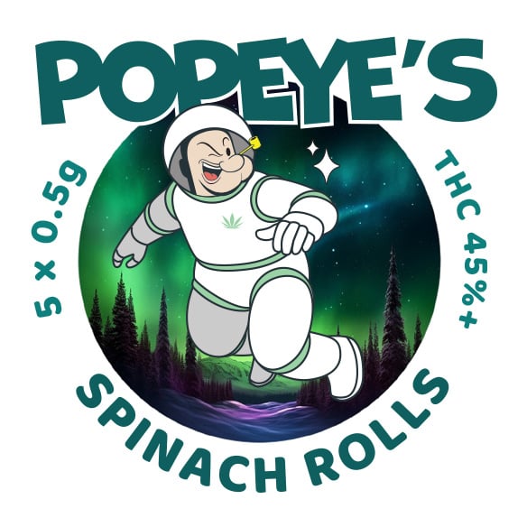 Popeyes Infused Spinach Rolls - Northern Lights - Image 2