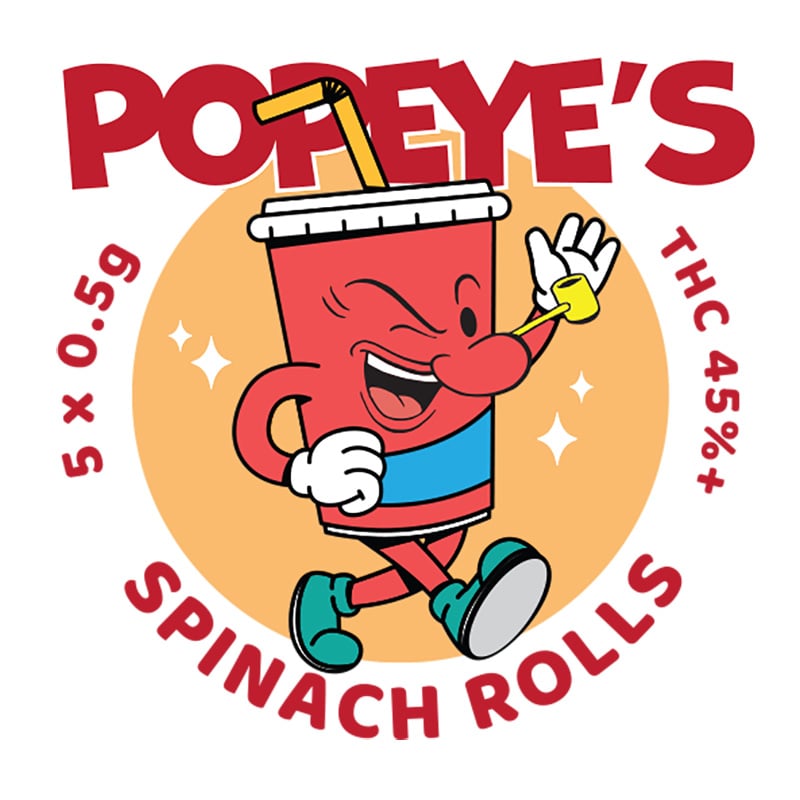 Popeyes Infused Spinach Rolls - Faygo Red Pop - Image 3